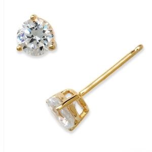 Nordstrom 1ct cubic zirconia earrings